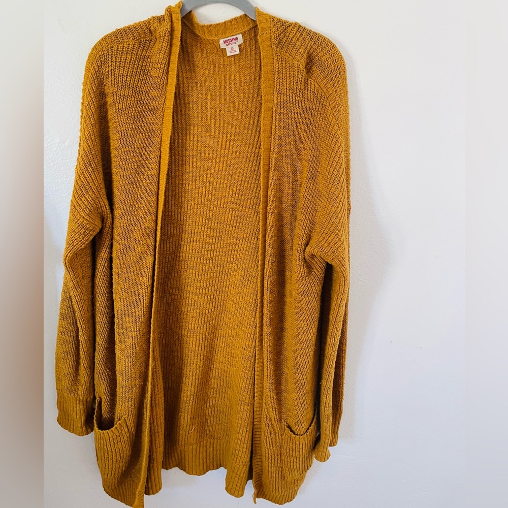 Oversized Burnt Orange Cardigan